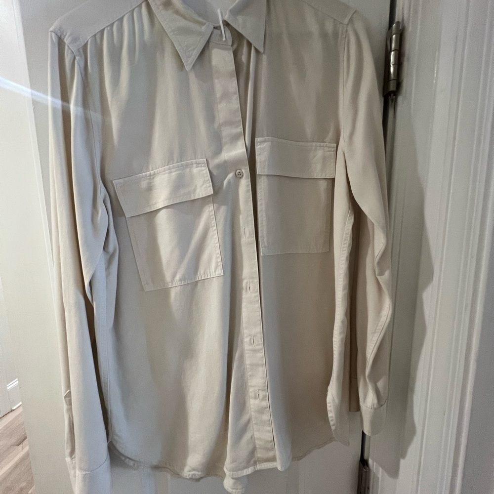Babaton Cream Button Down Shirt